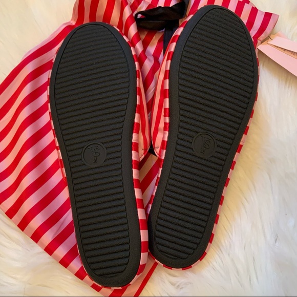 Victoria’s Secret Striped Slippers NWT 7-8 Medium - Picture 7 of 9